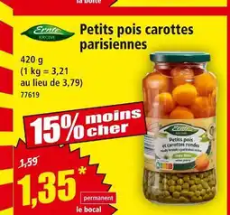 Norma Ernte Krone Petits pois carottes parisiennes offre