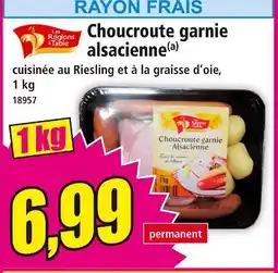 Norma LES REGIONS À TABLE Choucroute garnie alsacienne offre
