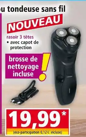 Norma rasoir 3 têtes offre