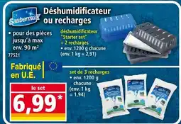 Norma Saubermax Déshumidificateur 'Starter set' + 2 recharges offre