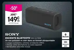 Pulsat Sony Enceinte Bluetooth offre