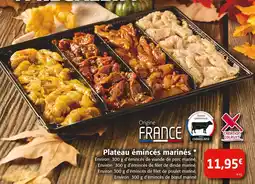 Colruyt Création Colruyt Plateau émincés marinés offre