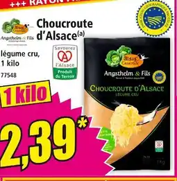Norma Angsthelm & Fils Choucroute d'Alsace offre