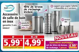 Norma Accessoire de salle de bain en inox offre
