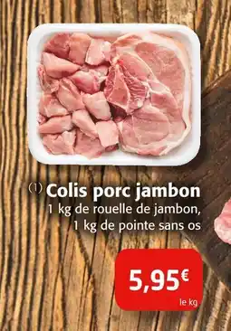 Colruyt Colis porc jambon offre
