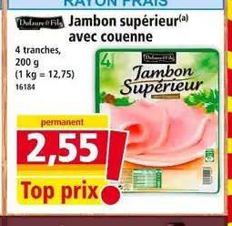 Norma DUFAURE & FILS Jambon supérieur avec couenne offre