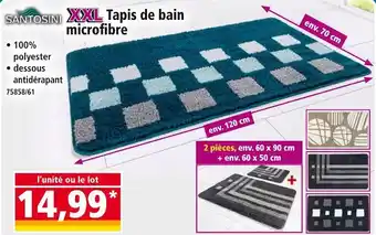 Norma SANTOSINI Tapis de bain microfibre offre