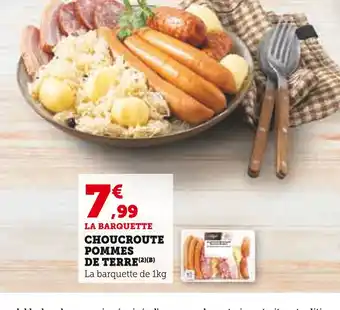 Super U Choucroute Pommes de Terre offre