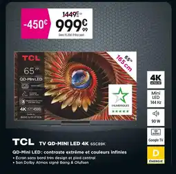 Pulsat TCL TV QD-MINI LED 4K offre