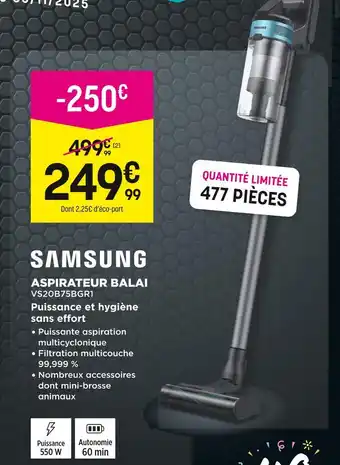Samsung Aspirateur balai