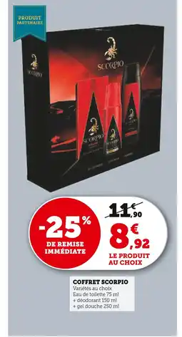 U Express Coffret Scorpio offre