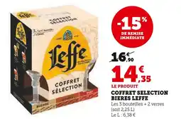 U Express LEFFE Coffret Sélection Bières offre