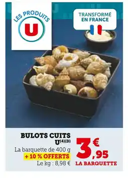 Super U U Bulots cuits offre
