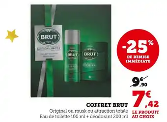 U Express BRUT Coffret Original offre