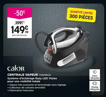 Pulsat Calor Centrale vapeur offre