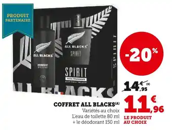 U Express Coffret ALL BLACKS offre