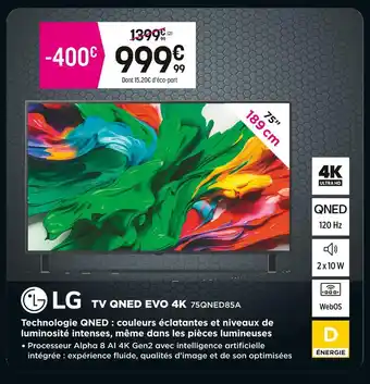 Pulsat LG TV QNED EVO 4K offre