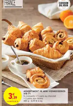 Intermarché Express Assortiment de mini viennoiseries x15 offre