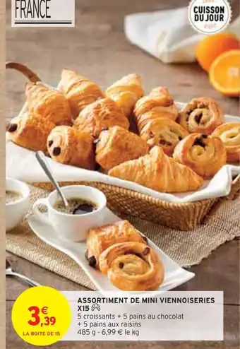 Intermarché Express Assortiment de mini viennoiseries x15 offre