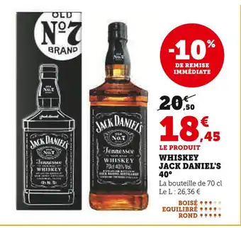 U Express Jack Daniel's Whiskey 40° offre