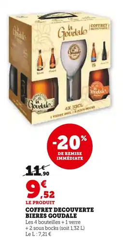 U Express GOUDALE Coffret Découverte Bières offre