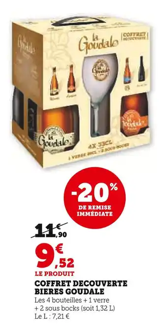 U Express GOUDALE Coffret Découverte Bières offre