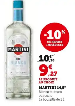 U Express MARTINI Bianco 14,5° offre