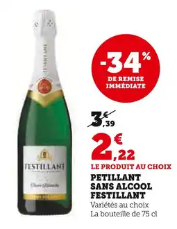 U Express FESTILLANT Pétillant sans alcool offre