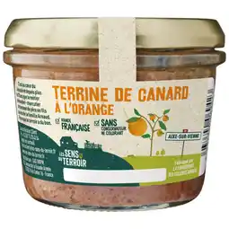 Gamm vert Terrine de canard à l'orange Les Sens du Terroir offre