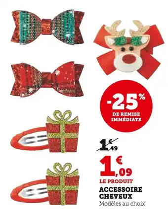 Super U Accessoire cheveux offre