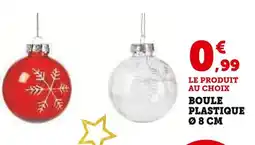 Super U Boule plastique offre