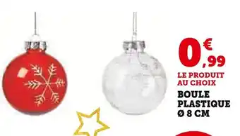 Super U Boule plastique offre