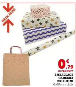 Super U Emballage cadeaux offre