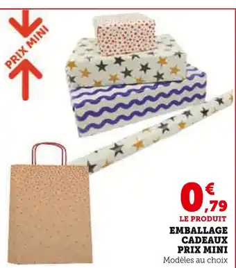 Super U Emballage cadeaux offre