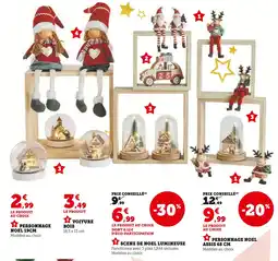 Super U Personnage Noël 19cm offre