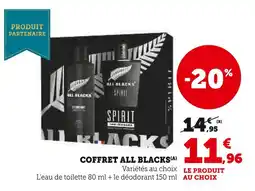 Super U ALL BLACKS Coffret offre