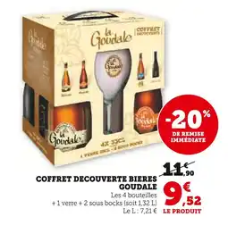 Super U La Goudale Coffret Découverte Bières offre