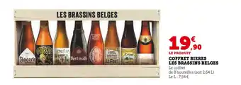 Super U LES BRASSINS BELGES Coffret Bières offre