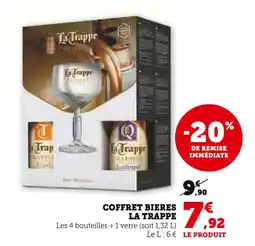 Super U LA TRAPPE Coffret bieres offre