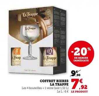 Super U LA TRAPPE Coffret bieres offre