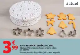 Auchan Boite 15 emportes pièces actuel offre