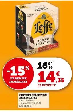 Super U Leffe Coffret Sélection Bières offre