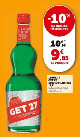 Super U GET 27 Liqueur Édition Limitée offre