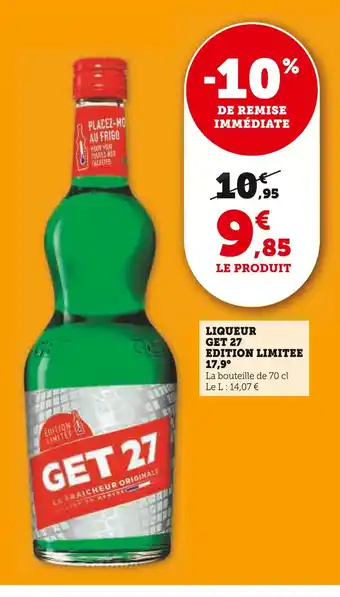 Super U GET 27 Liqueur Édition Limitée offre