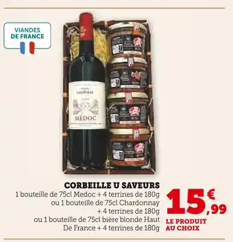 Super U U Saveurs Corbeille U Saveurs offre