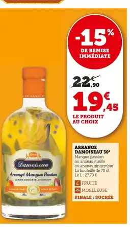 Super U Damoiseau Arrangé 30° offre