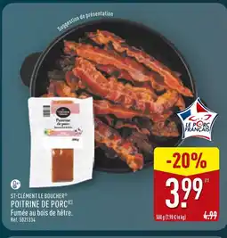 ALDI St-Clément Le Boucher Poitrine de porc offre