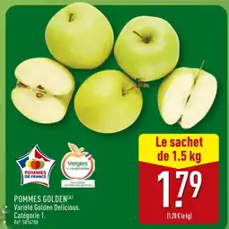 ALDI Pommes Golden offre