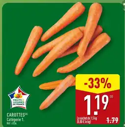 ALDI Carottes offre