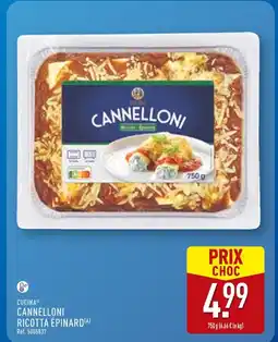 ALDI CUCINA Cannelloni ricotta épinard offre